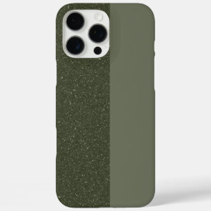 Custom Two-Tone Moss Green iPhone 16 Pro Max Fall Hülle