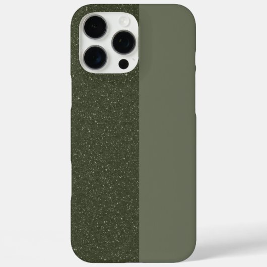 Custom Two-Tone Moss Green iPhone 16 Pro Max Fall Case-Mate iPhone Hülle (Rückseite)