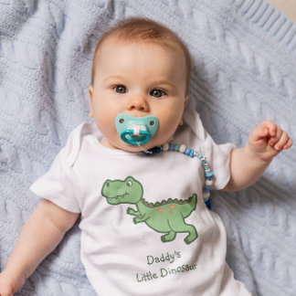 Custom Tyrannosaurus Rex Dinosaurier Cartoon Baby Strampler