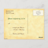 Custom UAWG Holiday Green Pine Postkarte (Rückseite)