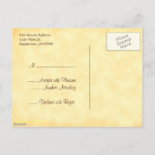 Custom UAWG Poppies Cornflowers Postcard Einladungspostkarte (Rückseite)