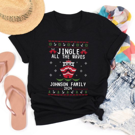 Custom Uggge Christmas Cruise Family Matching Grou T-Shirt