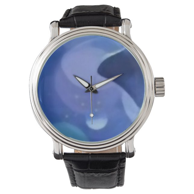 Custom Uhr blue (Vorderseite)