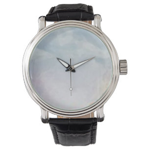 Custom Uhr blue