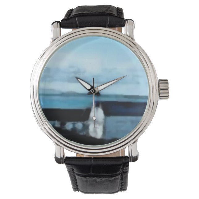 Custom Uhr blue (Vorderseite)