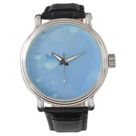 Custom Uhr blue