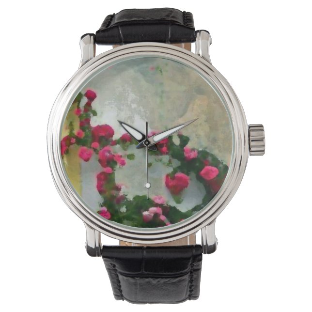 Custom Uhr flower (Vorderseite)