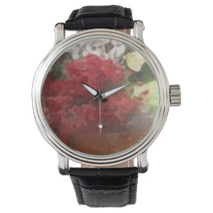 Custom Uhr flower