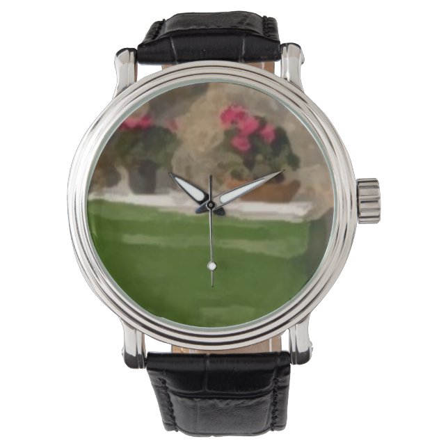 Custom Uhr flower (Vorderseite)
