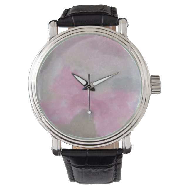 Custom Uhr pink (Vorderseite)