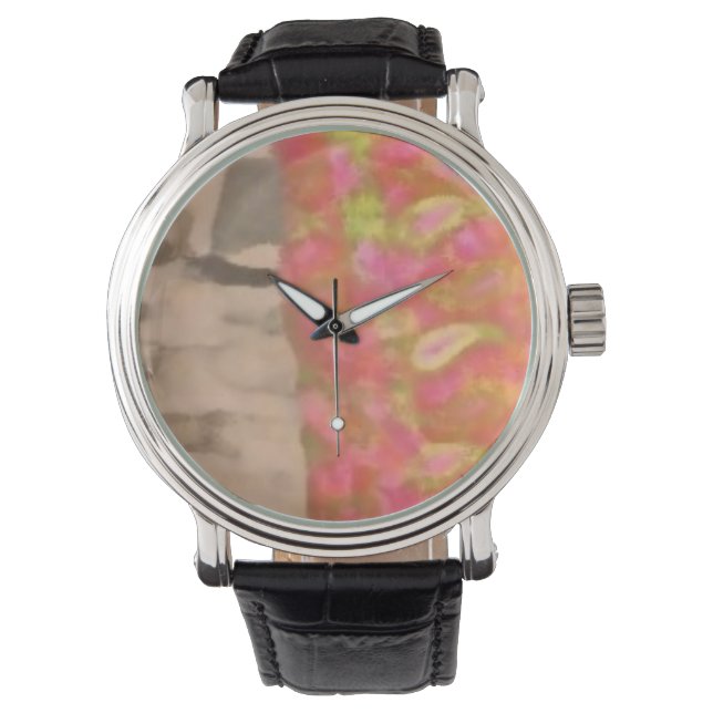 Custom Uhr pink (Vorderseite)