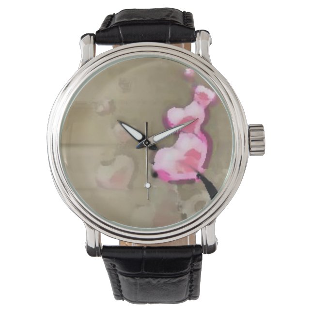 Custom Uhr Pink_grey (Vorderseite)