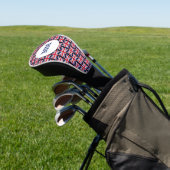 Custom UK UNION JACK Monogram DRIVER Golf Head Cov Headcover (In SItu)