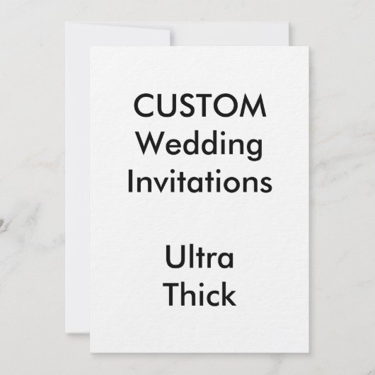 Custom ULTRA THICK Wedding Einladungen 5"x7" (Vorderseite)