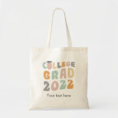 Custom Uni Grad 2022 Senior Abschluss Class Tragetasche (Vorne)