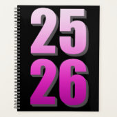 Custom Uni Semester Pink Personal Planner Planer (Vorderseite)