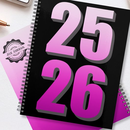 Custom Uni Semester Pink Personal Planner Planer