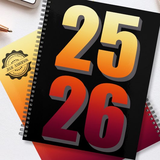 Custom Uni Semester Red Personal Planner Planer