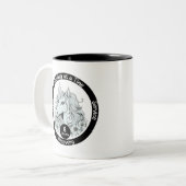 Custom Unicorn Sobriety Meilenstein Geschenk Zweifarbige Tasse (Vorderseite Links)