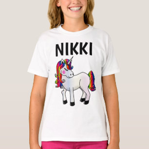 CUSTOM UNICORN T - SHIRT T - SHIRT MÄDCHEN