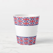 Custom Union Jack Hotel Milchtasse (Vorderseite)