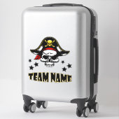 Custom Unique Personalisiert Pirate Aufkleber (Koffer)