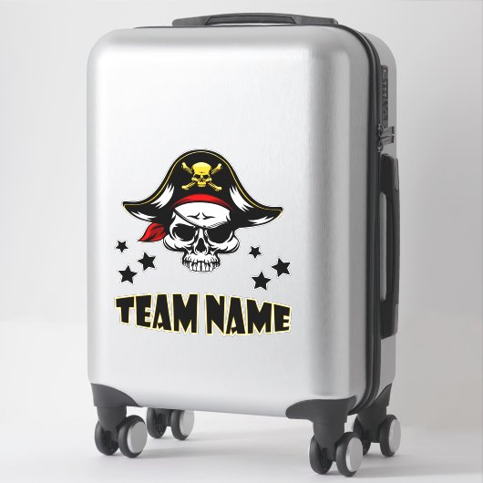 Custom Unique Personalisiert Pirate Aufkleber (Koffer)