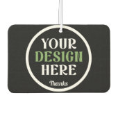 custom, unique, sleek & minimalist autolufterfrischer (Vorderseite)