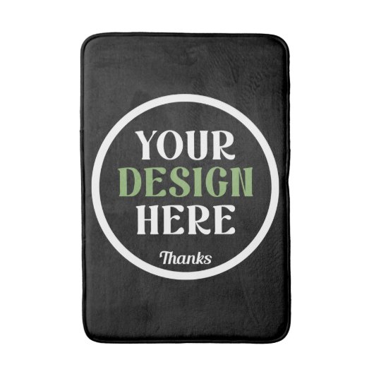 custom, unique, sleek & minimalist badematte (Vorderseite Vertikal)