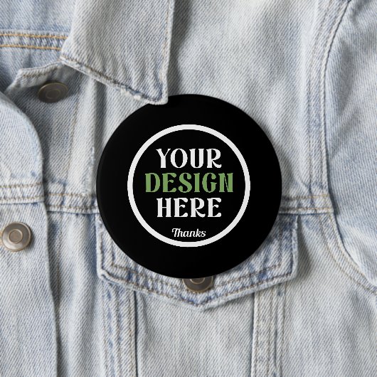 custom, unique, sleek & minimalist button (Beispiel)