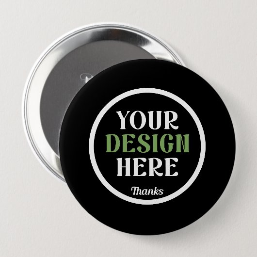custom, unique, sleek & minimalist button (Vorne & Hinten)