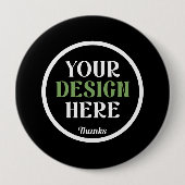 custom, unique, sleek & minimalist button (Vorderseite)