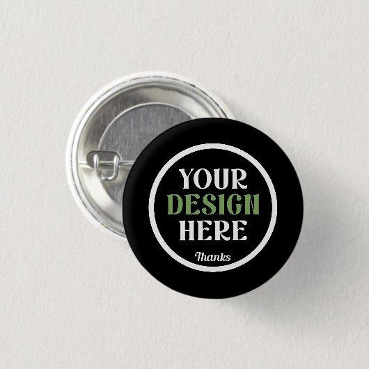 custom, unique, sleek & minimalist button (Vorne & Hinten)