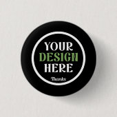 custom, unique, sleek & minimalist button (Vorderseite)