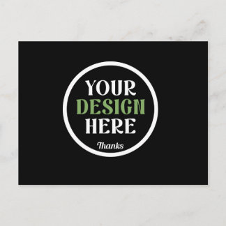 custom, unique, sleek & minimalist hershey®'s kiss postkarte