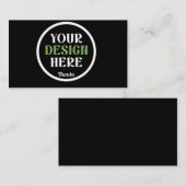 custom, unique, sleek & minimalist hershey®'s kiss visitenkarte (Vorne/Hinten)