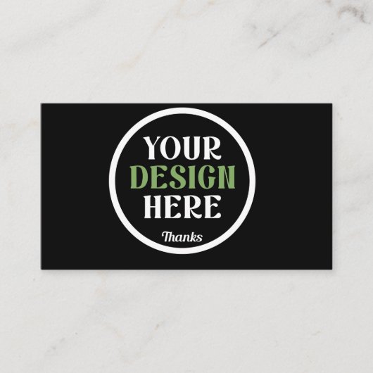 custom, unique, sleek & minimalist hershey®'s kiss visitenkarte (Vorderseite)