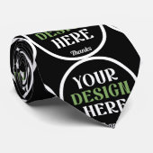 custom, unique, sleek & minimalist krawatte (Gerollt)