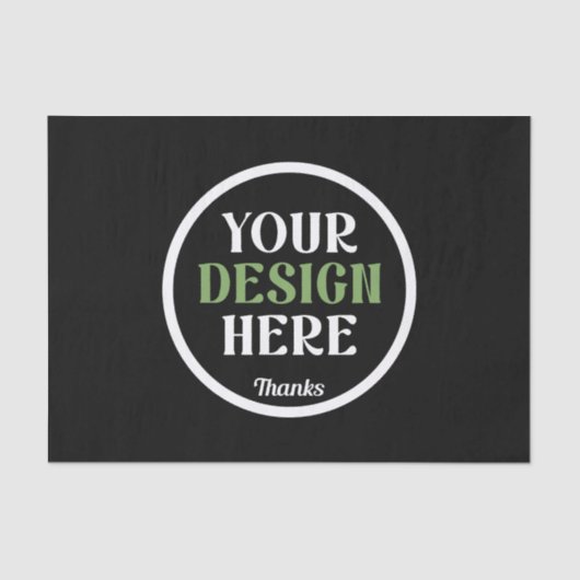 custom, unique, sleek & minimalist seidenpapier (Vorderseite)