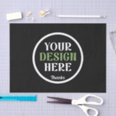 custom, unique, sleek & minimalist seidenpapier (Handwerk)