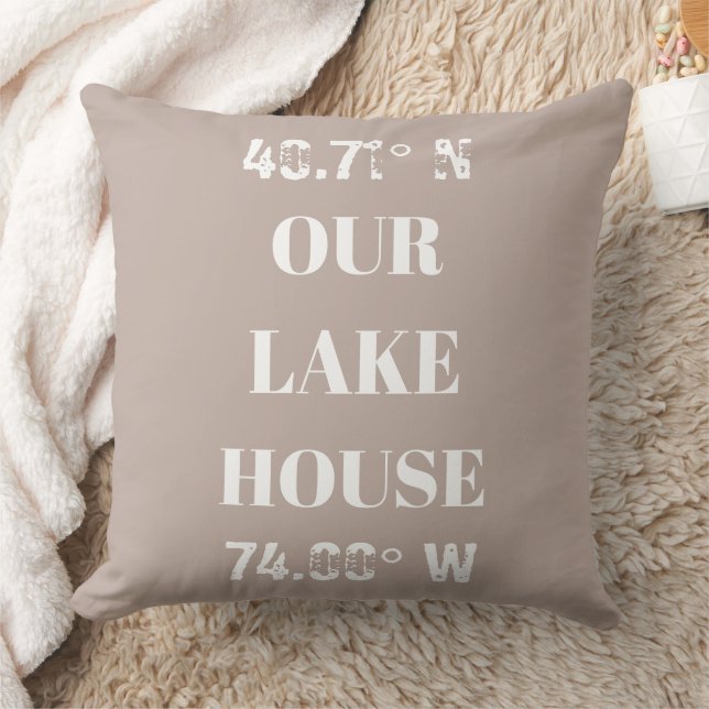 Custom Unser Lake House koordiniert Throw Kissen (Decke)