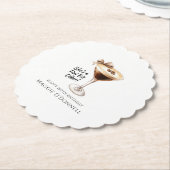 Custom Untersetzer 100. Geburtstag Espresso Martin (angewinkelt)