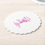 Custom Untersetzer 21. Geburtstag Pink Espresso Ma (angewinkelt)