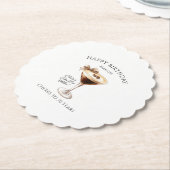 Custom Untersetzer 30. Geburtstag Espresso Martini (angewinkelt)