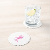 Custom Untersetzer 40. Geburtstag Pink Espresso Ma (Vor Ort)