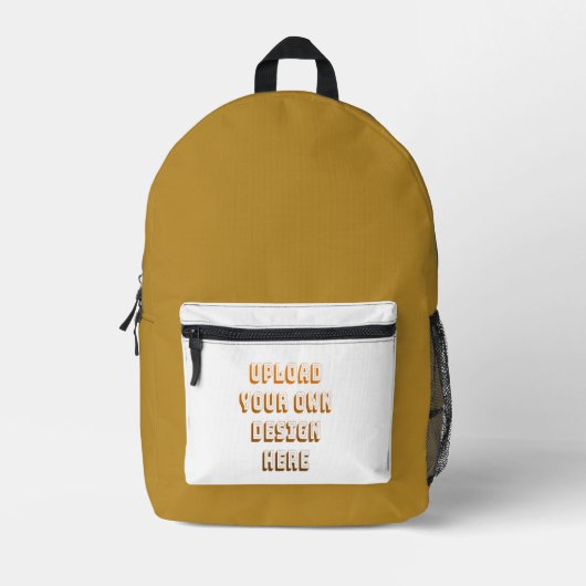 Custom Upload Design Product Bedruckter Rucksack (Vorderseite)