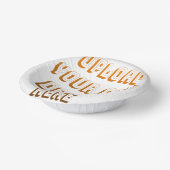 Custom Upload Design Product Pappteller (Gewinkelt)