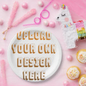 Custom Upload Design Product Pappteller (Party)