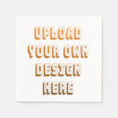 Custom Upload Design Product Serviette (Vorderseite)