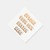 Custom Upload Design Product Serviette (Ecke)